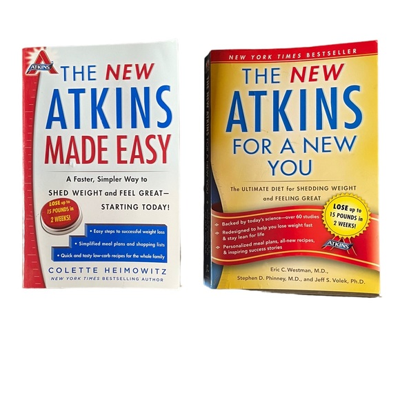 Atkins Diet Cookbooks Instructions Recipes Shopping Lists Lifestyle - Picture 1 of 5